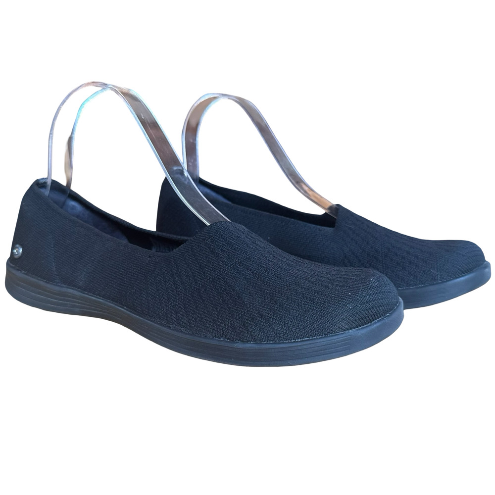 Skechers Air Cooled Goga Mat Knit Slip On Comfort Flats Loafers Shoes Black 9